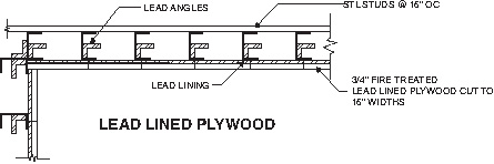 Lead-Lined Plywood | Fire-Rated Lead-Backed Plywood